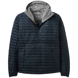 Giacca da uomo Rab Microlighter Pullover Down Hoody blu