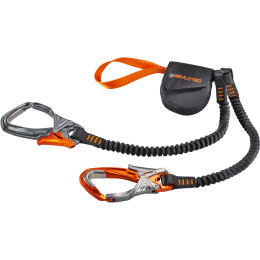 Freno da ferrata Skylotec Skyriser nero/arancio