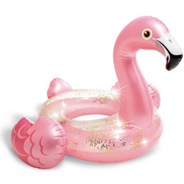 Fenicottero gonfiabile Intex Glitter Flamingo Tube 56251NP