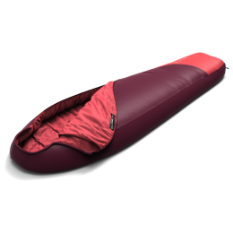 Sacco a pelo da donna Hannah Scout W 120 2022 rosso rhododendron/poppy red