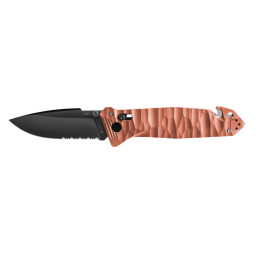 Coltello chiudubile TB OUTDOOR Cac S200 French Army Knife Textured G10 Serrated arancione