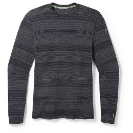 Maglietta funzionale da uomo Smartwool M Classic Thermal Merino Base Layer Crew Boxed nero Black Color Shift