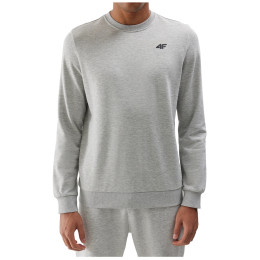 Felpa da uomo 4F Sweatshirt M1181 grigio chiaro Cold Light Grey Melange