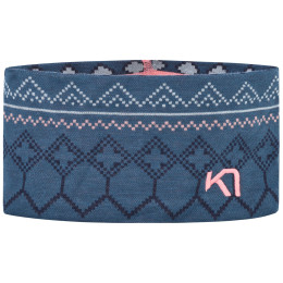 Fascia da donna Kari Traa Perle Headband blu scuro Sail