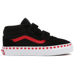 Scarpe da bambino Vans My Ward Mid V nero/rosso (Heart Foxing)Black/White