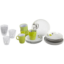 Set di stoviglie Brunner All Inclusive Space bianco