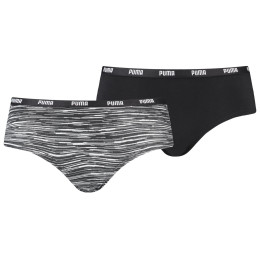 Mutande da donna Puma Women Printer Hipster 2P nero black