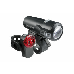 Luci anteriori / posteriori AXA COMPACTLINE 35 SET nero