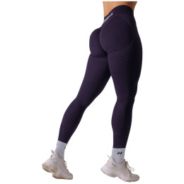Leggings da donna Nebbia High-waisted push-up leggings Power viola Dark purple