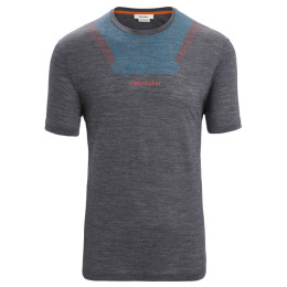 Maglietta funzionale da uomo Icebreaker Sphere II SS Tee Hitt blu scuro Midnight Navy Heather