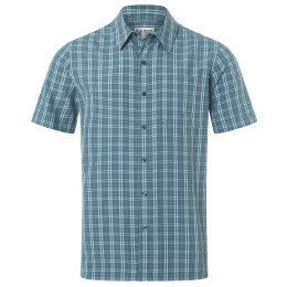 Camicia da uomo Marmot Eldridge Novelty Classic SS 2023 blu/bianco Dusty Teal