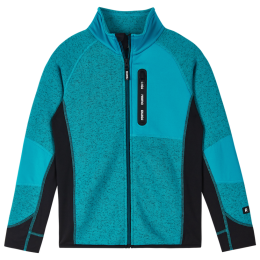 Felpa sportiva per bambini Reima Liukuen Aquatic Blue blu Aquatic Blue