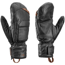 Guanti da sci Leki Montera Prime Mitt nero/marrone black-dark brown