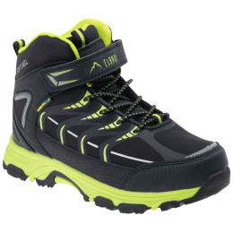 Scarpe da bambino Elbrus Savas Mid Wp Jr nero/giallo Black/Lime/Silver