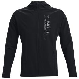 Giacca da uomo Under Armour OutRun the STORM Jacket nero Black / Black / Reflective