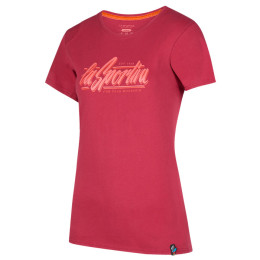 Maglietta da donna La Sportiva Retro T-Shirt W rosso scuro Velvet