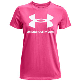 Maglietta da donna Under Armour Live Sportstyle Graphic SSC rosa Bubble Gum / / White