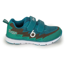 Scarpe per bambini con velcro Bugga Hone Blue blu/verde modrá/hnědá/zelená
