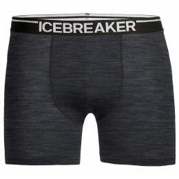 Boxer da uomo Icebreaker Mens Anatomica Boxers (2018) grigio Jet HTHR/Black