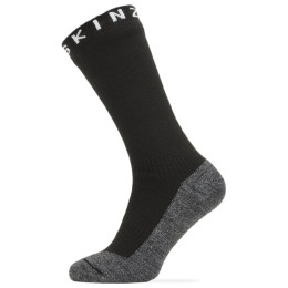 Calzini impermeabili SealSkinz Nordelph nero/grigio Black/Grey Marl/White