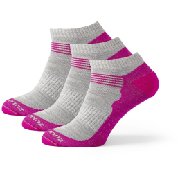 Calze Zulu Merino Summer 3-pack rosa/grigio grey/pink