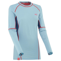 Maglietta sportiva da donna Kari Traa Svala Ls blu/rosa Surfboard