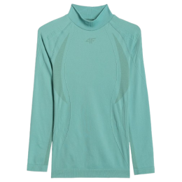 Maglietta sportiva da donna 4F Seamless Underwear F216 azzurro TEAL