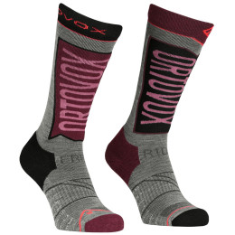 Calzini da donna Ortovox Free Ride Long Socks W rosa mountain rose