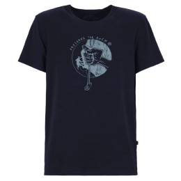 Maglietta da uomo E9 70S Men's blu scuro Persian Blue