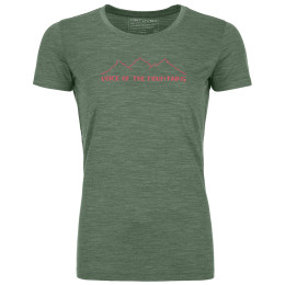 Maglietta da donna Ortovox 150 Cool Pixel Voice Ts W verde Greenforestblend