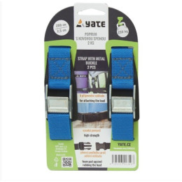 Cinghia Yate s kovovou sponou 2,5x200 blu