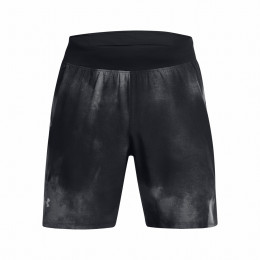 Pantaloncini da uomo Under Armour LAUNCH ELITE 7'' PRT SHORT nero/grigio Black/Black/Reflective