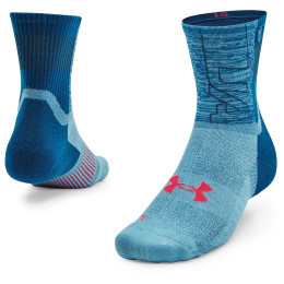 Calze Under Armour ArmourDry Run Mid-Crew blu Cruise Blue / Fresco Blue / Beta