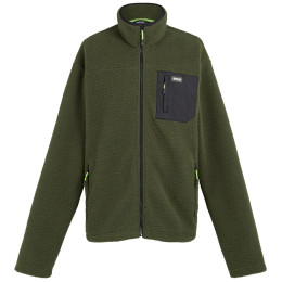 Felpa funzionale da uomo Regatta Frankie Borg Fleece khaki/nero Dark Khaki