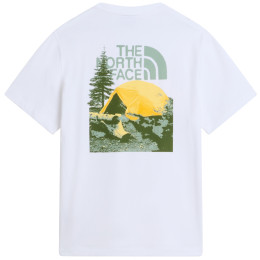 Maglietta da uomo The North Face M Pitch A Tent Relaxed Ss Tee bianco TNF WHITE
