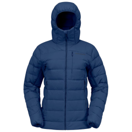 Piumino da donna Norrona femund down700 Zip Hood blu scuro Indigo Night