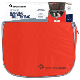 Borsa porta cosmetici Sea to Summit Ultra-Sil Hanging Toiletry Bag Large arancione Spicy Orange