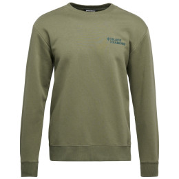 Felpa da uomo Black Diamond M Mini Stacked Crewneck