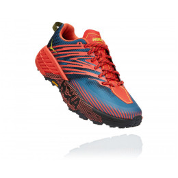 Scarpe da corsa da uomo Hoka Speedgoat 4 Wide blu/arancio Fiesta/ProvincialBlue