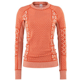 Maglietta sportiva da donna Kari Traa Smekker Ls arancione Cotta