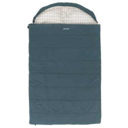 Sacco a pelo rettangolare Outwell Camper Lux Double blu scuro Blue