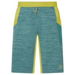 Pantaloncini da uomo La Sportiva Force Short M turchese Pine/Kiwi