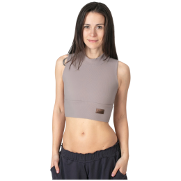 Canotta da donna Drexiss Feel Yoga Coffee