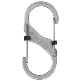 Moschettone ausiliario Nite Ize S-Biner SlideLock #3 argento