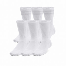 Set di calzini Under Armour Essential 6Pk Crew bianco White/White/HaloGray