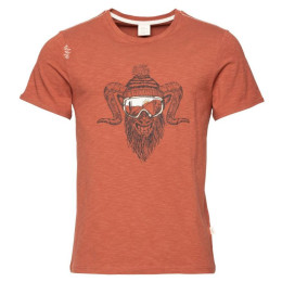 Maglietta da uomo Chillaz Rock Hero Winter marrone brick