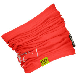 Foulard multifunzionale Ortovox 120 Tec Logo Neckwarmer rosso Coral