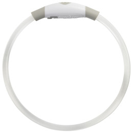 Collare luminoso per cane Nite Ize NiteHowl Mini LED bianco Disc-O Select