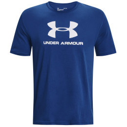 Maglietta Under Armour Sportstyle Logo SS blu/bianco Blue Mirage / White / White
