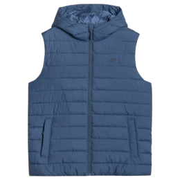 Gilet da uomo 4F Vest Jacket M225 blu DENIM